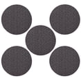 thumbnail image 1 of Furnish My Place Modern Indoor/Outdoor Commercial Purple Rug, Modern Area Rug, Baby Nursery Mat, Pet-Friendly Carpet for Living Room, Playroom, Made in USA, 3' Round - Set of 5, 1 of 5