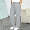 thumbnail image 7 of XINXIAOO Kids Sweatpants Active Fit Elastic Waist Jogger Sweatpants with Pockets Girls Athletic Pants Grey Pants Kids Athletic Pants Size 7-8 Years, 7 of 7