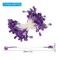 thumbnail image 2 of Uxcell 5mm Double Heads Flower Stamen, Artificial Lavender Flower Pistil Matt for DIY Christmas Decor, Purple 450 Pcs, 2 of 5