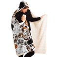 thumbnail image 1 of Sleepy Cats Hooded Blanket, 1 of 9