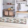 thumbnail image 4 of Dreamtimes Vintage Tropical Flamingo Hallway Runner Rug 2'x6' Kitchen Rug with Rubber Backing Anchor Palm Leaves Non Slip Entryway Rug Runner Washable Soft Area Rug for Hallway Bedroom Kitchen Decor, 4 of 6