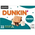 thumbnail image 4 of (4 Pack) Dunkin’ S’mores Artificially Flavored Coffee, Medium Roast, Keurig K-Cup Pods, 22 Count Box, 4 of 9