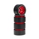 thumbnail image 2 of 4PCS Metal 1.9 Beadlock Wheel Rim Hub para 1/10 Traxxas Hsp Redcat Rc4wd Tamiya Axial SCX10 D90 HPI Abanopi Rojo, 2 of 7