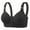 Black, variant on ,Women's Push up Daily Wear Front Snap Closure Bras No Underwire Comfortable Padded Bralettes with Adjustable Straps Red 38