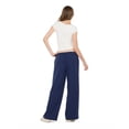 thumbnail image 5 of Forever 21 Women's Navy Athleisure Low-Rise Jogger, Wide-Leg, XS, 5 of 6