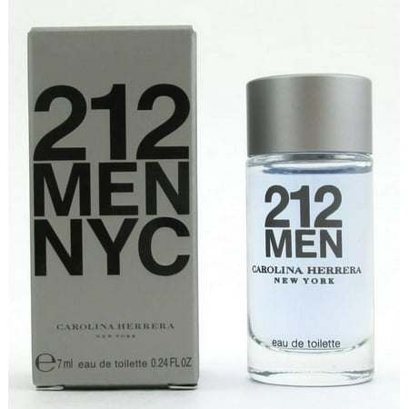 212 MEN NYC by Carolina Herrera Eau De Toilette SPLASH for Men 7 ml./ 0.24 oz. Mini