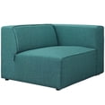 thumbnail image 2 of Modway Mingle Modern Style Polyester Fabric Right-Facing Sofa Chair in Teal Blue, 2 of 4