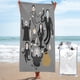 thumbnail image 1 of Toalla de playa de la familia Addams, suave, ligera, de secado rápido, absorbente, grande, para baño, para niños y adultos, para viajes, natación, playa, gimnasio, camping, yoga, 27,5 x 55 pulgadas, 1 of 8