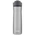 thumbnail image 2 of Contigo Cortland Chill 2.0 24 oz Silver, Gray and Licorice Solid Print Double Wall Vacuum Insulated Stainless Steel Water Bottle with Wide Mouth Lid, 2 of 9