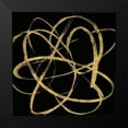 thumbnail image 2 of Jill, Susan 20x20 Black Modern Framed Museum Art Print Titled - Golden Skate II, 2 of 5