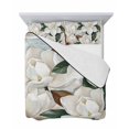 thumbnail image 7 of Quilts Twin Size Bedding Set, Spring Magnolia Blossom Lightweight Quilted Comforter, White Flowers Leaves Plants Country Reversible Bedspread Coverlet with Pillow Covers for All Season, 68" x 86", 7 of 7