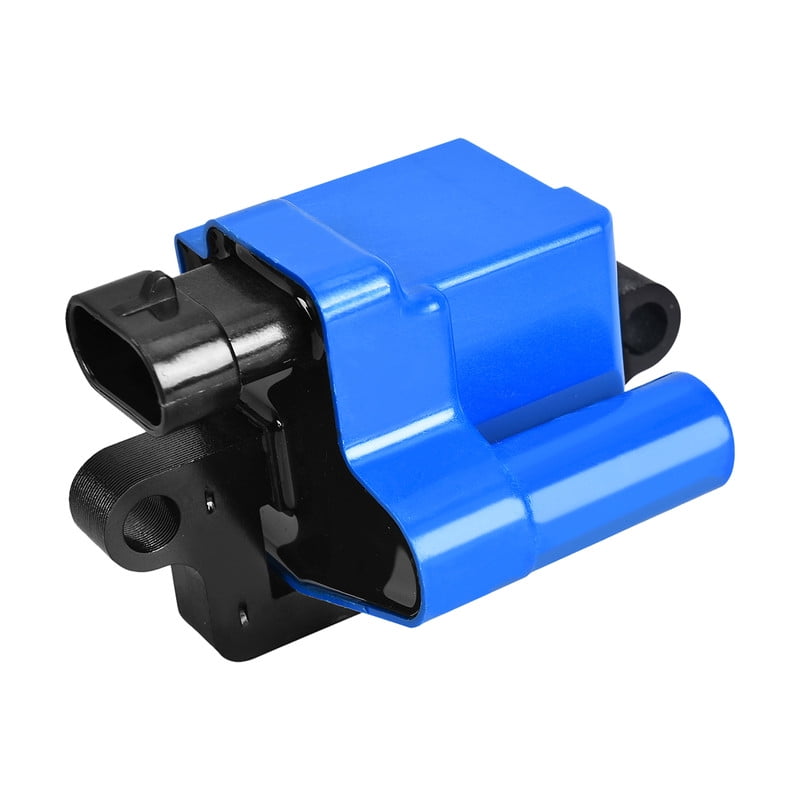 Set of 8 ISA Blue Square Ignition Coil Pack For Cadillac GMC Chevrolet Hummer Savana 1500 2500 3500 Silverado Escalade Express SSR Tahoe Yukon H2 V8 Replacement for UF271 D581 12558693