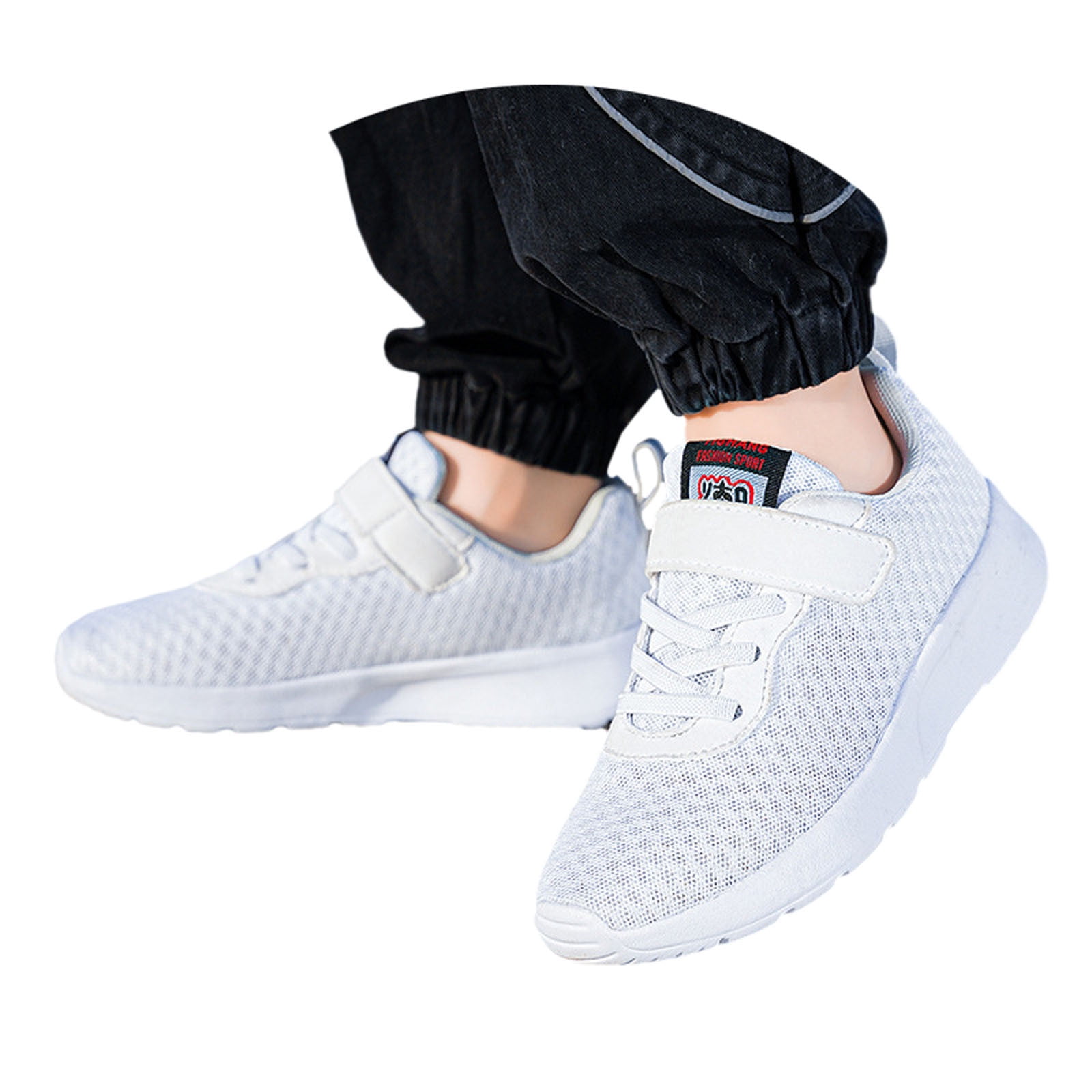Wangkekeji Boys Girls Sneakers Kids Sports Running Walking Shoes For Toddler/Little Kid/Big Kid Size 1 Shoes for Girls Kids