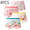 Combination B, variant on Cotton Underwear for Girls Kids Soft Breathable Boxer Briefs Cute Pattern Daily Panties 4PCS