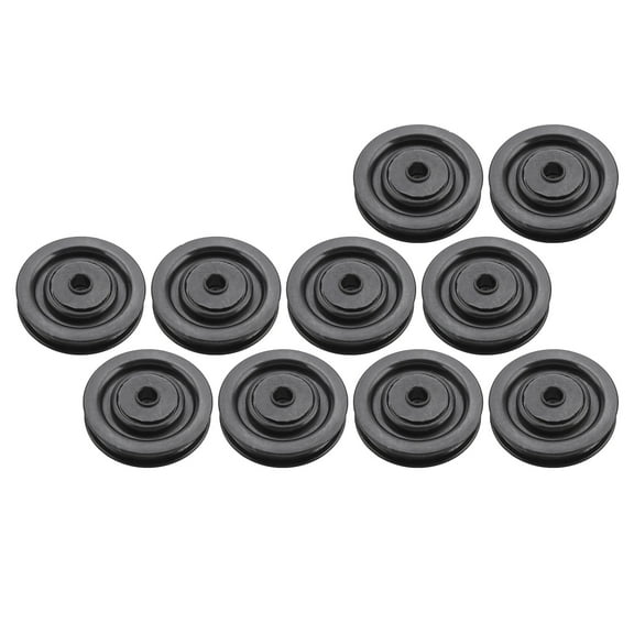 10Pcs Universal Pulley Wheel Fitness Hoisting Equipment Accessories Nylon Bearing Core75mm