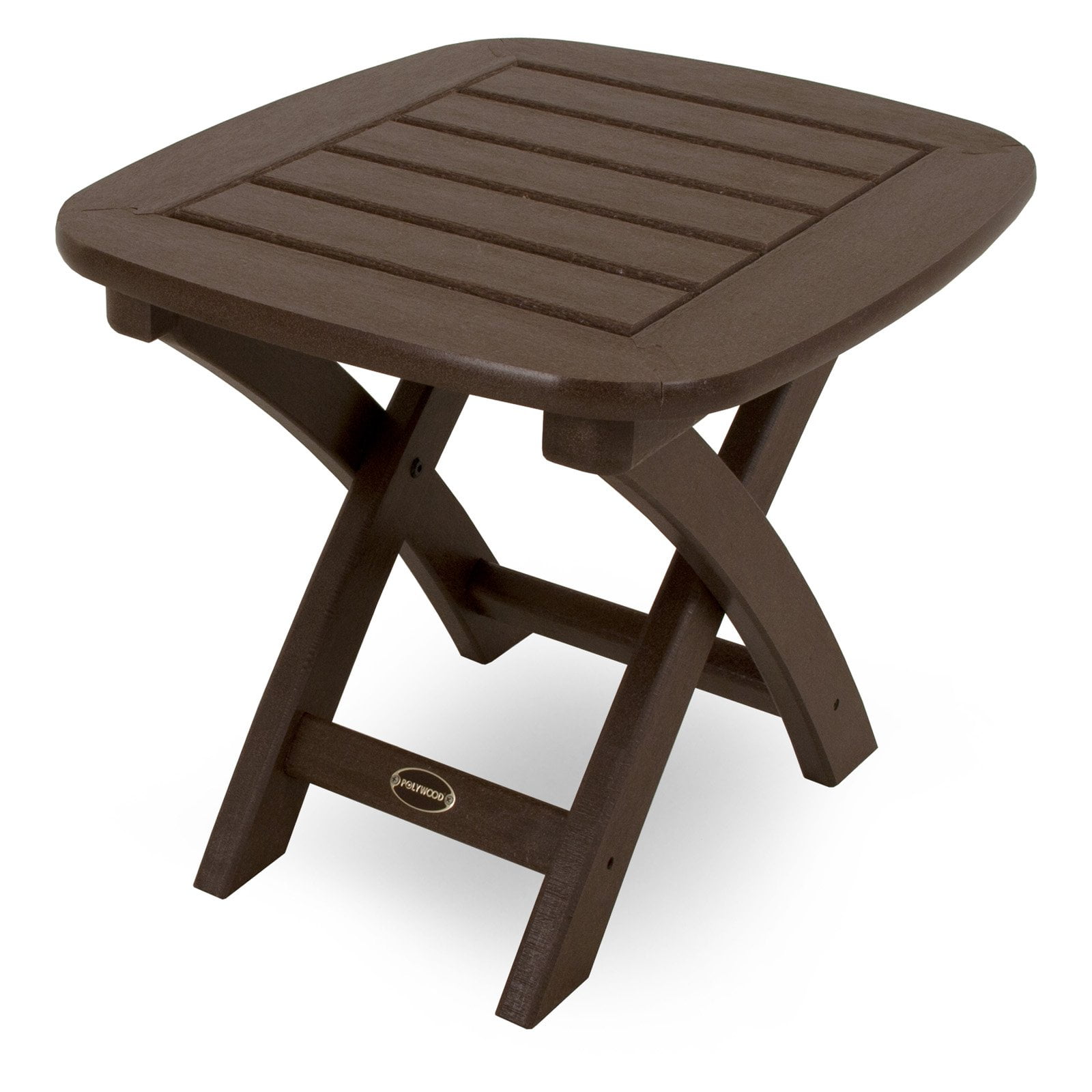 POLYWOOD® Nautical Recycled Plastic Outdoor Side Table