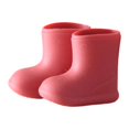 thumbnail image 1 of lionlar Bottes de Pluie pour Poupée Chaussures Ob11 Chaussures de Poupée Stable Imperméable Accessoires de Poupée Jouet Rouge, 1 of 9