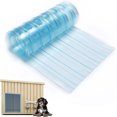 thumbnail image 1 of Tiras de repuesto para puerta de perro, 0,08" de grosor, fáciles de cortar, tira de plástico transparente para puertas de perro o gato, solapa para puerta de caseta de perro, extra duraderas,, 1 of 7