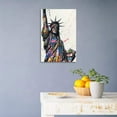 thumbnail image 3 of Banksy Street Graffiti Pop Wall Art,America Statue of Liberty Canvas Picture Art Print,Modern Home Decor for Living Room Bedroom Ready to Hang - 12x18 inch, 3 of 6