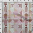 thumbnail image 4 of oneOone Polyester Spandex Rose Pink Fabric Check Quilting Supplies Print Sewing Fabric By The Yard 56 Inch Wide, 4 of 4