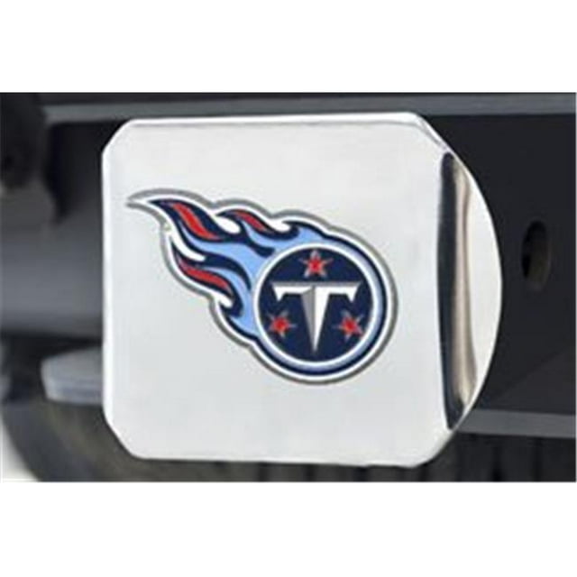 22618 4,5 x 3,37 Po. Couvercle d'Attelage Chromé avec Emblème des Tennessee Titans