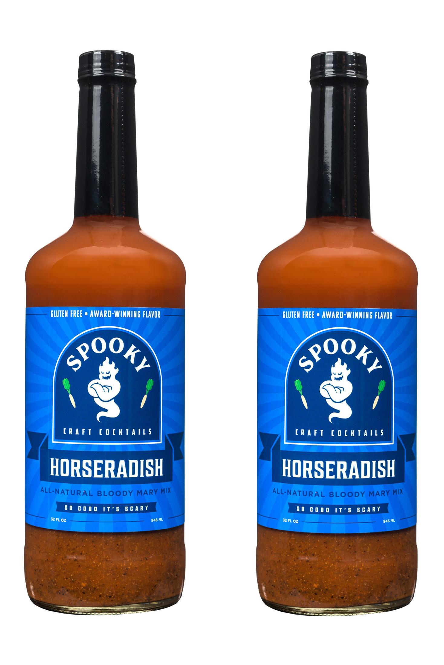 SPOOKY Horseradish Bloody Mary Mix, Low Carb, Low Calorie, Gluten Free