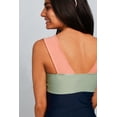 thumbnail image 4 of Traje de baño de una pieza con cintura a juego de tres colores en contraste Traje de baño de una pieza con cintura a juego de tres colores en contraste, 4 of 4