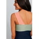 thumbnail image 4 of Traje de baño de una pieza con cintura a juego de tres colores en contraste Traje de baño de una pieza con cintura a juego de tres colores en contraste, 4 of 4