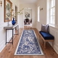thumbnail image 5 of GENIMO 8'x10' Area Rug for Living Room, Large Machine Washable Non Slip Low Pile Rug for Bedroom Dining Room, Abstract Animal Print, China Blue, 5 of 5