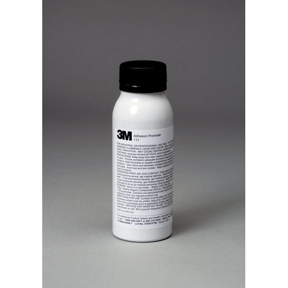 3M Adhesion Promoter 111, Clear, 250 mL Bottle, 4 per case