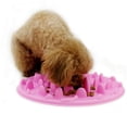 thumbnail image 2 of Pet Interactive Fun Feeder Bowl,Non Slip Puzzle Bowl Fun Feeder,Slow Feeder Bowls are Suitable for Dog & Cat Pink, 2 of 7