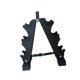 thumbnail image 3 of Rack de barra de 3 niveles, compacto y estable, ideal para entrenamiento de fuerza en el gimnasio en casa., 3 of 9