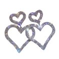 thumbnail image 1 of Grandest Birch Elegant Women Rhinestone Heart Teardrop Dangle Ear Drop Earrings Party Jewelry Alloy, Rhinestone Silver, 1 of 8
