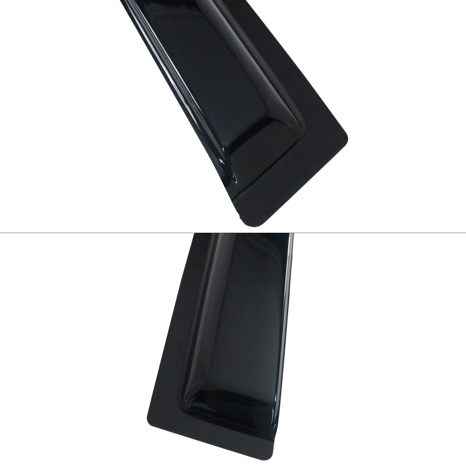 Ikon Motorsports Compatible with 14-23 Jeep Cherokee Acrylic Window Visors Vent Deflector Rain Guard 4Pc Set Outside Mount 2014 2015 2016 2017 2018