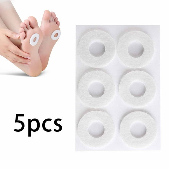 5 Sheets/ Corn Cushion Pads Toe Protectors Corn Callus Removal Corn Removers Foot Corn Remover Pads , Round