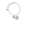 thumbnail image 2 of Delight Jewelry Silvertone Small ''Big Sister'' Heart with Clear Crystal - Domed Thank You Charm Bracelet, 6"+2", 2 of 5