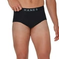 thumbnail image 2 of Men's Hanes UBBFB5 Ultimate Comfortblend Briefs - 5 Pack (Black/Grey Assorted 2XL), 2 of 4