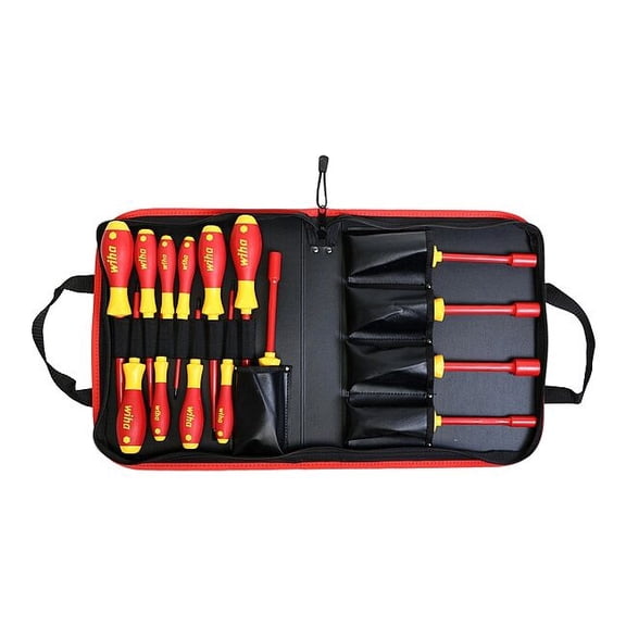 Wiha Insulated Screwdriver/Nutdriver Set,15pc 32190