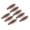 thumbnail image 2 of Kit de Señuelos de Pesca blando, herramientas de aparejos de pesca para lubina, Walleye, Señuelos de Pesca artificiales de Río, accesorios de pesca, 8 Marrón, 2 of 8