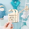 thumbnail image 5 of 8Pcs Animals Wood Baby Wardrobe Dividers Nursery Decor from Newborn to 36 Month Hanger Seperaters Woodland Baby Closet Organizers Nursery Infant Wardrobe Hangers Divider for Newborn Shower Colorful, 5 of 6