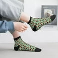 thumbnail image 2 of Fuzoiu Ladybugs 3 Print Adult Socks, Crew Moisture-wicking Socks, Unisex Cushion Crew Socks,Casual Sports Ankle Socks, 2 of 7