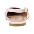 thumbnail image 2 of JOURNEE COLLECTION Womens Pink Metallic Hardware Padded Ceecy Square Toe Buckle Slingback 10, 2 of 4