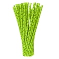 thumbnail image 3 of Vibrant Party Straws Bulk Individually Wrapped, 100 Count Colorful Striped Paper Straws for Drinks, Desserts, Cocktails, and Bar Decor, Eco-Friendly Biodegradable Straws (100 ct), 3 of 9