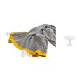 thumbnail image 1 of Manta A Rayas Estilo Granja Y Mesa Redonda En Miniatura Para Casa De Muñecas, Ideal Para Decorar El Dormitorio, El Sofá Cama O La Silla Y Para Juegos De Simulación., 1 of 7
