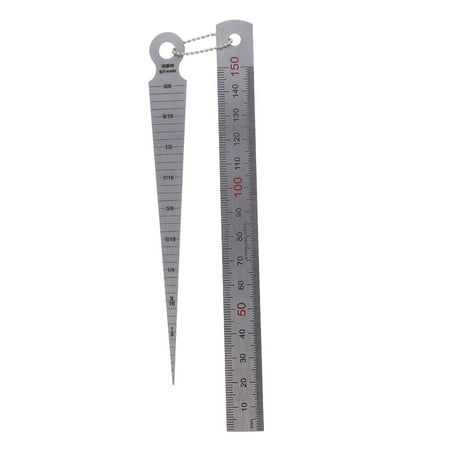 

1 Set/2pcs Heavy Duty Taper Ruler Stainless Steel Taper Gauge Straight Ruler