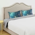thumbnail image 3 of Yayeee Pillowcase Standard Size Set of 2 Satin Wrinkle Resistant Pillow Case, Magical Forest Glowing Lights, 3 of 7