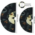 thumbnail image 3 of FMSHPON Halloween Bat Moon Xmas Christmas Tree Skirt Stand Mat for Holiday Party Decoration Indoor Outdoor 36 inches, 3 of 6