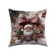 thumbnail image 2 of Decoraciones navideñas, adornos navideños, regalos navideños. Fundas de almohada navideñas de 45 x 45 cm. Fundas de almohada decorativas con tela suave y cremallera oculta para decoración del hogar. F, 2 of 6