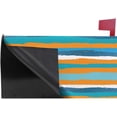 thumbnail image 3 of Coolnut Mailbox Covers, Magnetic Standard Size Grunge Stripe Seasonal Mail Wraps for Home Outdoor Decor, 20.7"x18.03", 3 of 5