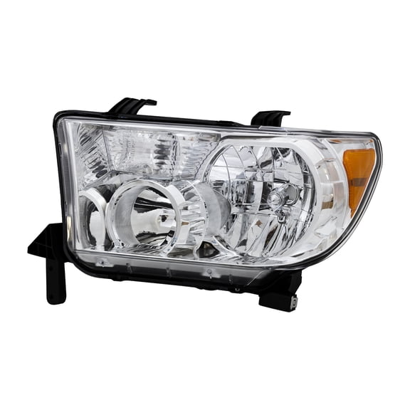 HOUGEET Headlights Assembly Fit for 2007-2013 Toyota Tundra for 2008-2017 Sequoia Chrome Left Driver Side